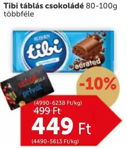 PRIVÁT Tibi táblás csokoládé ajánlat