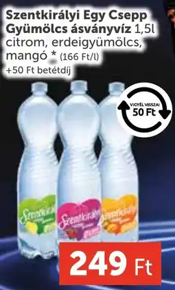 PRIVÁT Szentkirályi Egy Csepp Gyümölcs ásványvíz ajánlat