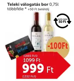 PRIVÁT Teleki válogatás bor ajánlat