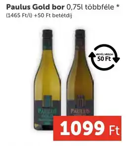 PRIVÁT Paulus Gold bor ajánlat