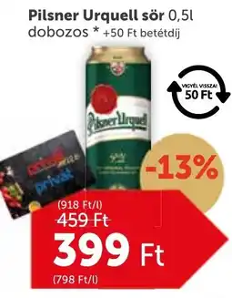 PRIVÁT Pilsner Urquell sör ajánlat