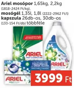 PRIVÁT Ariel mosópor, mosógél, kapszula ajánlat