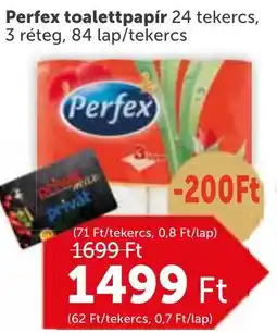 PRIVÁT Perfex toalettpapír ajánlat