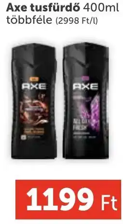 PRIVÁT Axe tusfürdő ajánlat