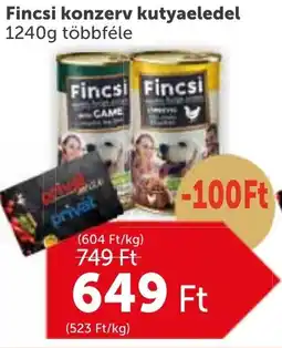 PRIVÁT Fincsi konzerv kutyaeledel ajánlat