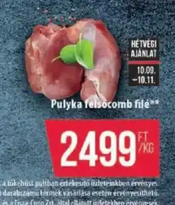 Coop Pulyka felsőcomb filé ajánlat