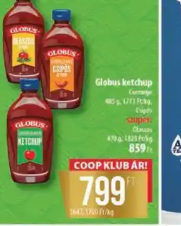 Coop Globus ketchup ajánlat