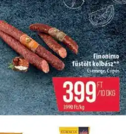Coop Finonimo füstölt kolbász ajánlat