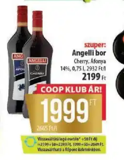 Coop Angelli bor ajánlat