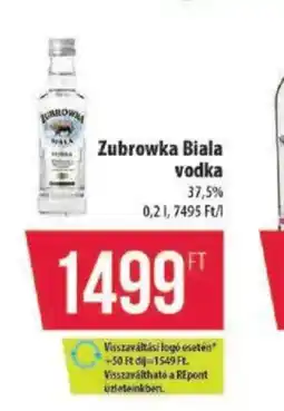 Coop Zubrowka BiaŁa vodka ajánlat