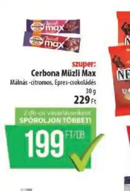 Coop Cerbona Müzli Max ajánlat