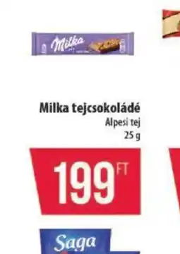 Coop Milka tejcsokoládé ajánlat