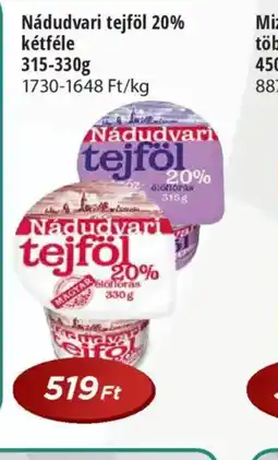 Real Nádudvari tejföl 20% ajánlat