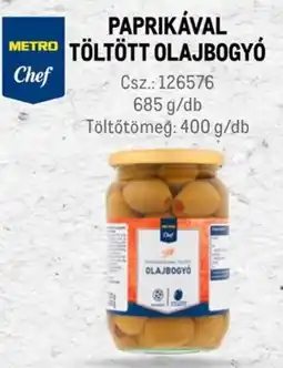 Metro Metro Paprikával töltött olajbogyó ajánlat