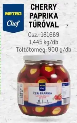 Metro Metro Chef Cherry paprika túróval ajánlat