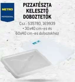 Metro Metro Professional Pizzatészta kelesztő doboztetők ajánlat