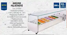 Metro Metro Professional GHS1150 feltéthűtő ajánlat