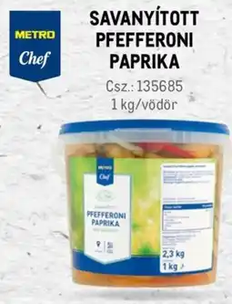Metro Metro Chef Savanyított pfefferoni paprika ajánlat