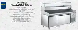 Metro Metro Professional GPT3100SET Pizza előkészítő asztal ajánlat
