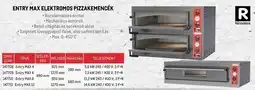 Metro Entry Max Elektromos Pizzakemencék ajánlat