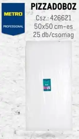 Metro Metro Professional pizzadoboz ajánlat