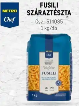 Metro Metro Chef Fusili száraztészta ajánlat