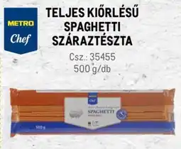 Metro Metro Chef Teljes kiőrlésű spaghetti száraztészta ajánlat