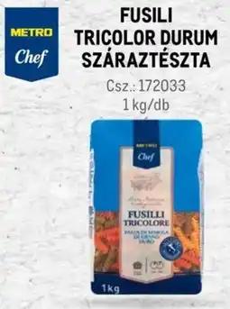 Metro Metro Chef Fusili tricolor durum száraztészta ajánlat