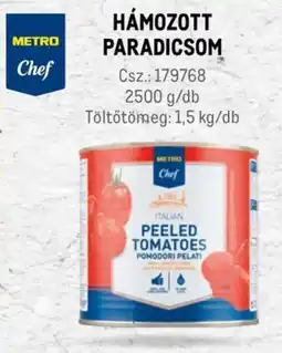 Metro Metro Chef Hámozott paradicsom ajánlat