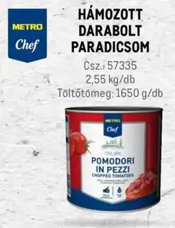 Metro Metro Chef Hámozott darabolt paradicsom ajánlat