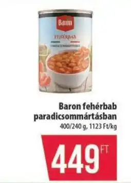 Coop Baron fehérbab paradicsommártásban ajánlat