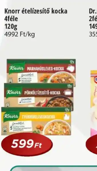 Real Knorr ételízesítő kocka ajánlat