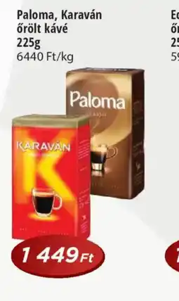 Real Paloma, Karaván őrölt kávé ajánlat