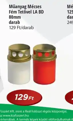 Real Műanyag Mécses ajánlat