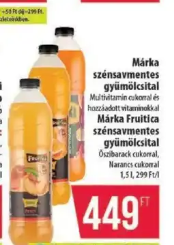 Coop Márka szénsavmentes gyümölcsital ajánlat