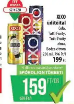Coop XIXO üdítőital ajánlat