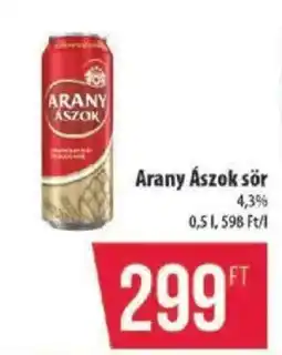 Coop Arany Ászok sör ajánlat
