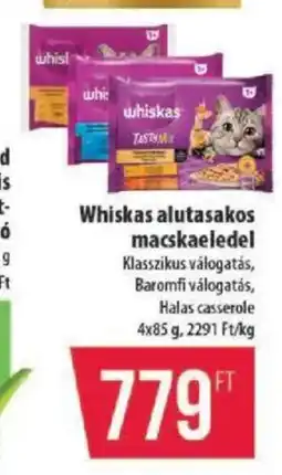 Coop Whiskas alutasakos macskaeledel ajánlat