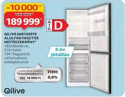 Auchan QILIVE 600132979 ALULFAGYASZTÓS HŰTŐSZEKRÉNY ajánlat