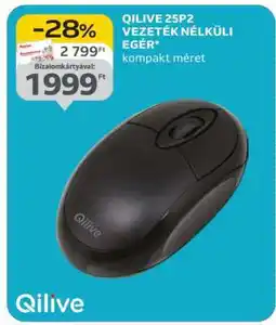 Auchan QILIVE 25P2 VEZETÉK NÉLKÜLI EGÉR ajánlat