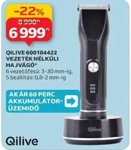 Auchan QILIVE 600104422 VEZETÉK NÉLKÜLI HAJVÁGÓ ajánlat