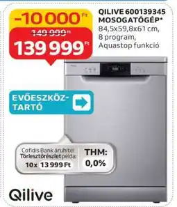 Auchan QILIVE 600139345 MOSOGATÓGÉP ajánlat