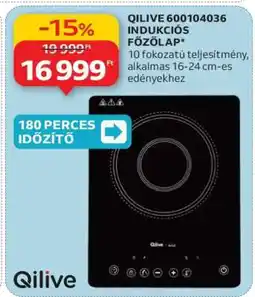 Auchan QILIVE 600104036 INDUKCIÓS FŐZŐLAP ajánlat