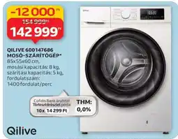 Auchan QILIVE 600147686 MOSÓ-SZÁRÍTÓGÉP ajánlat