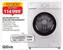 Auchan QILIVE 600147710 ELÖLTÖLTŐS MOSÓGÉP ajánlat