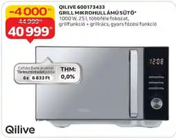 Auchan QILIVE 600173433 GRILL MIKROHULLÁMÚ SÜTŐ ajánlat