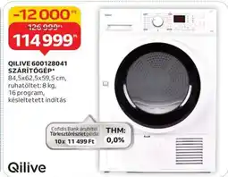 Auchan QILIVE 600128041 SZÁRÍTÓGÉP ajánlat
