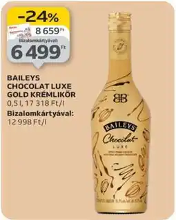 Auchan BAILEYS CHOCOLAT LUXE GOLD KRÉMLIKŐR ajánlat