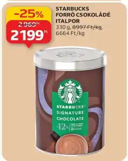 Auchan Starbucks Forró Csokoládé Italpor ajánlat