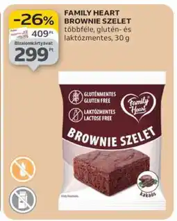 Auchan FAMILY HEART BROWNIE SZELET ajánlat